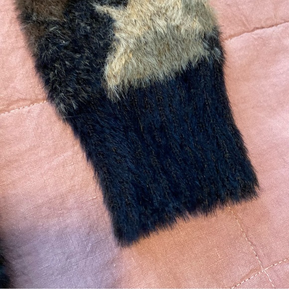 NWOT Cloth & Stone fuzzy soft button cardigan camo small - Picture 6 of 6